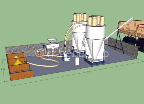 Пример комбикормового мини-завода